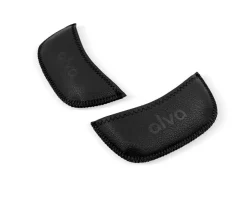 Alva Grillpan / Grillplaat Nori ø 28 cm + Gratis Leren Handvaten - geschikt voor alle warmtebronnen - geëmailleerde anti-aanbaklaag