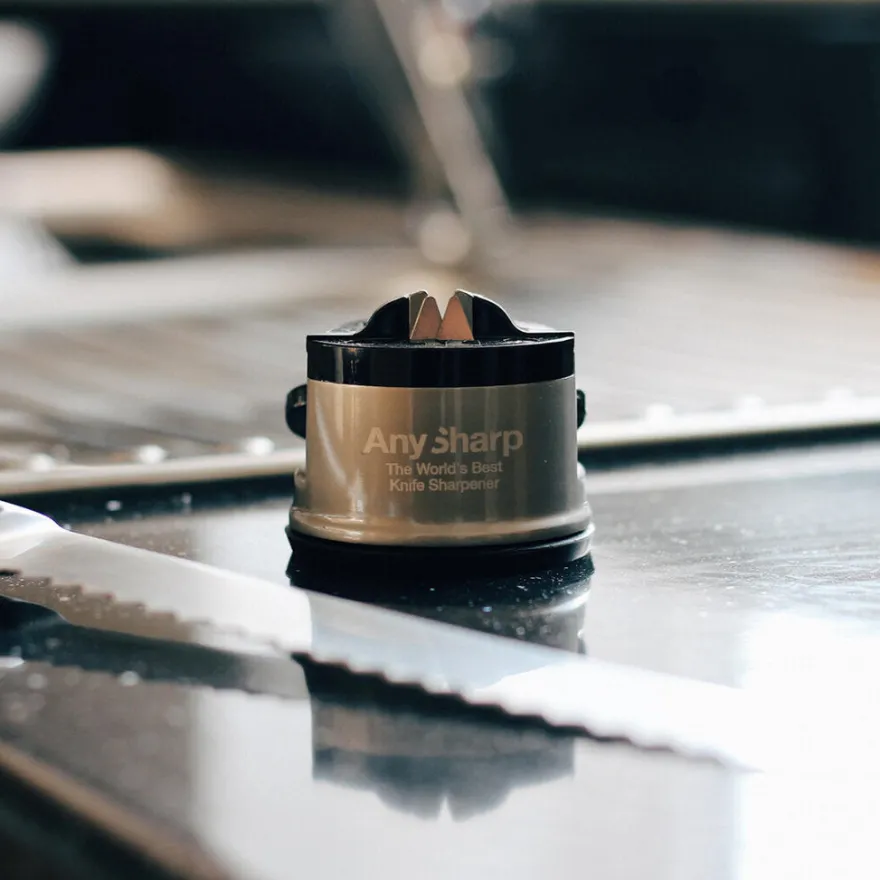 AnySharp Messenslijper Pro Zilver