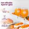 Aperol Spritz Glazen - 450 ml - Officieel Glas - 6 stuks