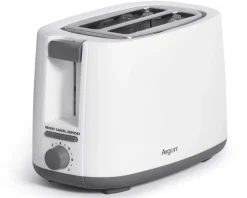 Argon Broodrooster Mat Wit - 2 Sleuven - 750 W