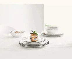 ASA Selection Kommen A Table Ligne Noire ø 16 cm - 4 Stuks