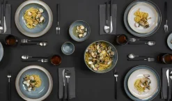 ASA Selection Serviesset Saisons - Sand 18 delig / 6 personen - 6 dinerborden, 6 ontbijtborden en 6 kommen