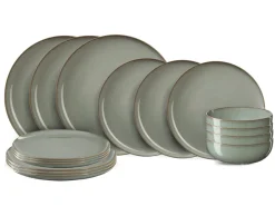 ASA Selection Serviesset Saisons - Eucalyptus 18 delig / 6 personen - 6 dinerborden, 6 kommen en 6 ontbijtborden