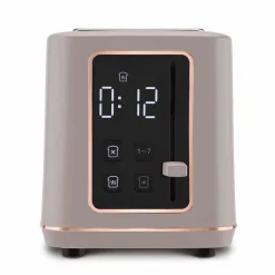 Berlinger Haus Broodrooster Digitaal Taupe - 2 Sleuven - 870W