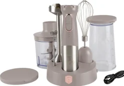 Berlinger Haus Draadloze Staafmixer set Taupe – 6-in-1 – 800 W