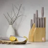 Berlinger Haus Messenblok Taupe 10-delig - Koksmes, Broodmes, Santokumes, Officemes, Schilmes & 4 Steakmessen