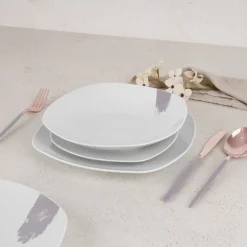 Berlinger Haus Serviesset Taupe - 18-Delig / 6 Personen - 6 dinerborden, 6 ontbijtborden en 6 diepe borden