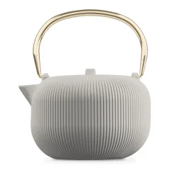 Berlinger Haus Theepot met RVS Filter - Gietijzer Mat Crème - 1 Liter