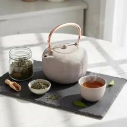 Berlinger Haus Theepot met RVS Filter - Gietijzer Taupe - 1 Liter