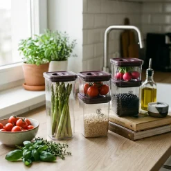 Berlinger Haus Voorraadpottenset Mat Bordeaux 5-delig