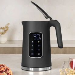 Berlinger Haus Waterkoker Digitaal Mat Antraciet - Temperatuurinstelling - 1.7 Liter - 2200W