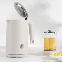 Berlinger Haus Waterkoker Dubbelwandig Mat Crème - 1.7 Liter - 1800W