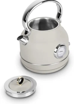Berlinger Haus Waterkoker Mat Crème - met Thermometer - 1.7 Liter - 2200W