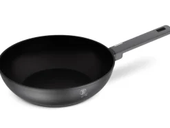 Berlinger Haus Wokpan Mat Antraciet ø 28 cm - geschikt voor alle warmtebronnen - standaard anti-aanbaklaag