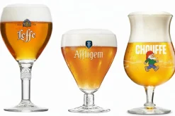 Bierglazen cadeau set - 3 stuks