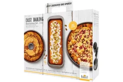 Birkmann Bakvorm set Easy Baking - 3 delig - Springvorm, Tulbandvorm & Cakevorm