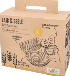 Birkmann Broodbakset / Broodbakvorm - Rijsmand - Broodzak - Laib & Seele 3-delig