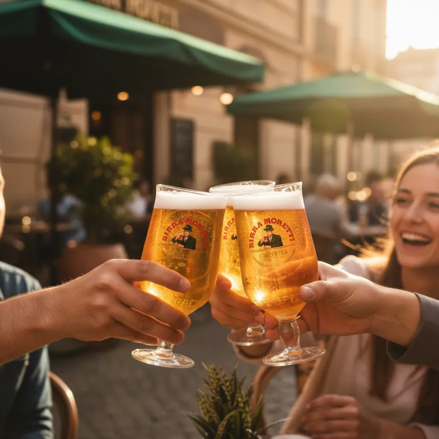 Birra Moretti Bierglazen 250 ml - 2 stuks