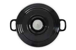BK Braadpan Bourgogne Jet Black Gietijzer ø 26 cm / 5.3 Liter - geëmailleerde anti-aanbaklaag