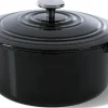 BK Braadpan Bourgogne Jet Black Gietijzer ø 28 cm / 6.7 liter - geëmailleerde anti-aanbaklaag
