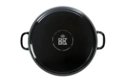 BK Braadpan Bourgogne Jet Black Gietijzer ø 28 cm / 6.7 liter - geëmailleerde anti-aanbaklaag