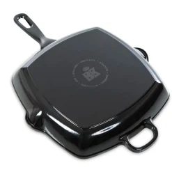 BK Grillpan Bourgogne Jet Black Gietijzer 26 x 26 cm - geëmailleerde anti-aanbaklaag