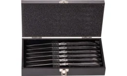 Blackwell Steakbestek Laguiole - Steakmessen & Steakvorken - Pakkahout - 12 Stuks