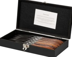 Blackwell Steakmessen Laguiole - Rozenhout - 6 Stuks