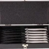 Blackwell Steakmessen Laguiole - Raw Black Lemmet - RVS - 6 Stuks