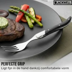 Blackwell Steakvorken Laguiole - Pakkahout - 6 Stuks