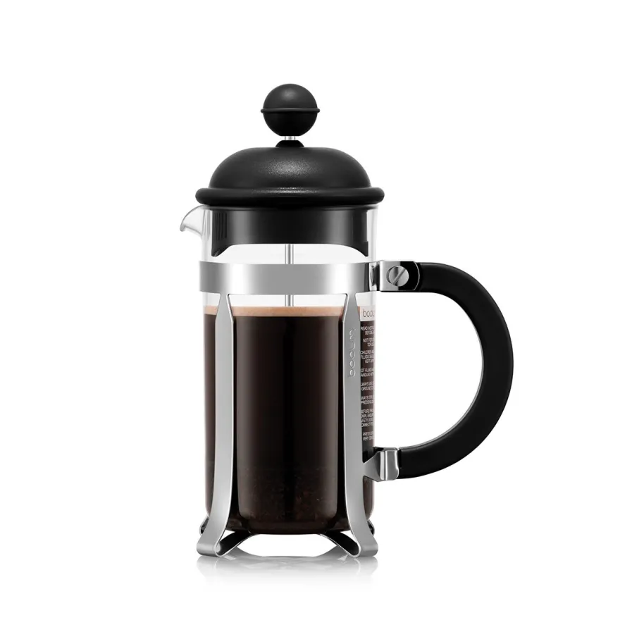 Bodum Cafetière - Caffettiera - French Press met Kunststof Deksel 3 Kops - 350 ml