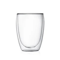 Bodum Dubbelwandige koffie- / theeglazen Pavina - gepatenteerd ventiel - 320 ml - 2 stuks