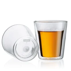 Bodum Dubbelwandige koffie- / theeglazen Canteen - gepatenteerd ventiel - 200 ml - 6 stuks