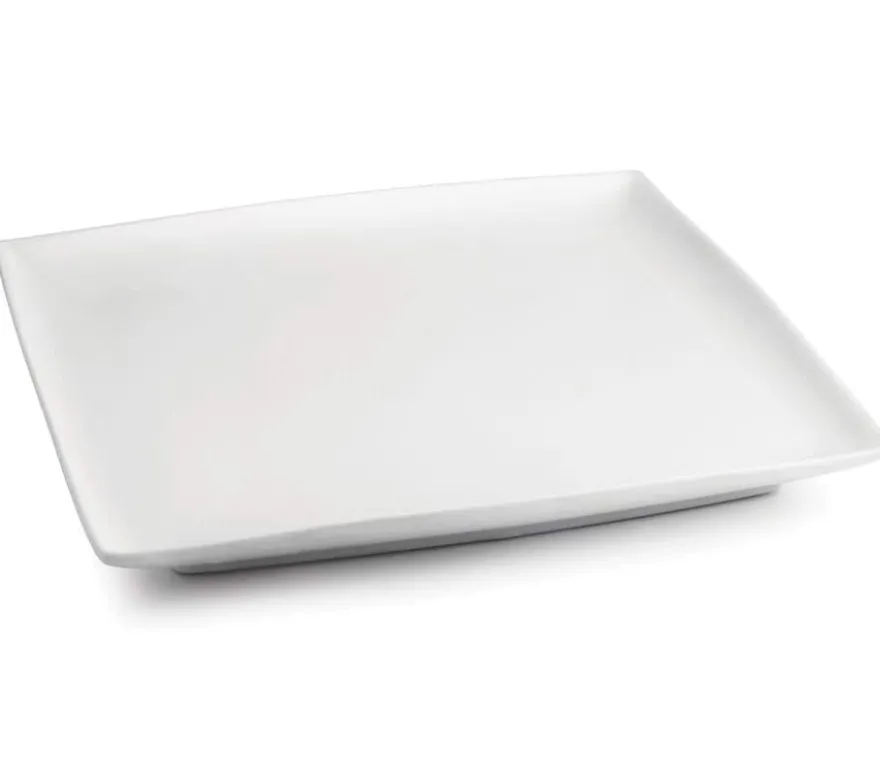 BonBistro Dinerborden Yong Squito 26 x 26 cm - Wit - 6 stuks