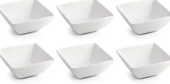 BonBistro Dipschaaltjes Yong Squito 10 x 10 cm - Wit - 6 stuks