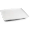 BonBistro Gebaksbordjes Yong Squito 16 x 16 cm - Wit - 6 stuks