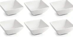 BonBistro Kommen Yong Squito 18 x 18 cm - Wit - 6 stuks