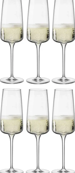 Bormioli Rocco Champagneglazen - Flutes - Nexo - 240 ml - 6 stuks