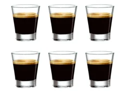Bormioli Rocco Espresso Glazen Caffeino 85 ml - 6 stuks