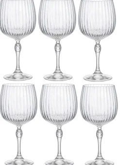 Bormioli Rocco Gin Tonic Glazen America 20's - 740 ml - 6 stuks