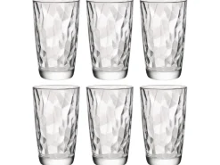 Bormioli Rocco Longdrinkglazen Diamond - Transparant - 470 ml - 6 stuks