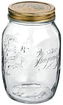 Bormioli Rocco Mason Jar / Weckpot Quattro Stagioni - ø 8.6 cm / 1 liter - 3 stuks