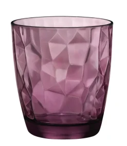Bormioli Rocco Waterglazen Diamond - Paars - 390 ml - 6 stuks