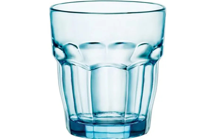 Bormioli Rocco Waterglazen Rock Bar - Blauw - 270 ml - 6 stuks