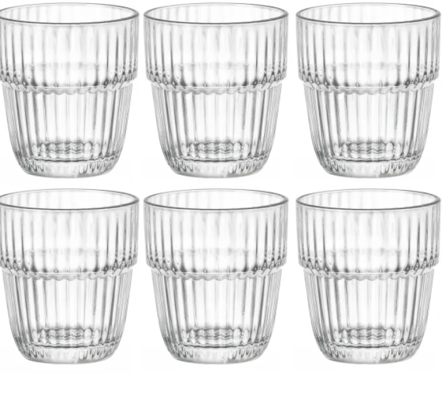 Bormioli Rocco Waterglazen Stapelbaar - Barshine - 305 ml - 6 stuks