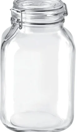 Bormioli Rocco Weckpot Fido Vierkant - 14 x 14 cm / 3 Liter - 2 stuks