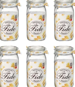 Bormioli Rocco Weckpot Fido 11 x 11 cm / 1.5 liter - 6 stuks