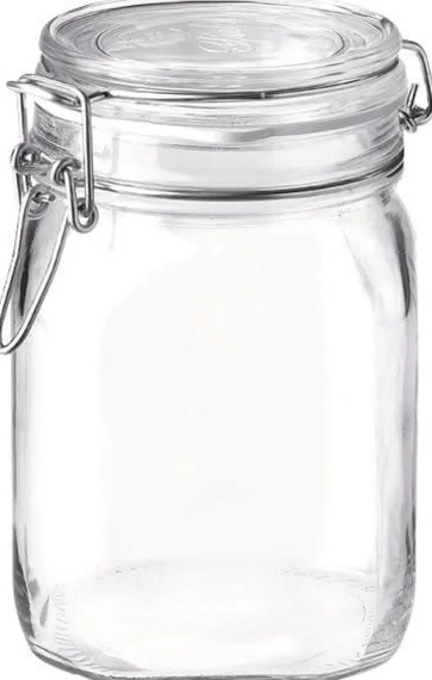 Bormioli Rocco Weckpotten Fido 11 x 11 cm / 1 liter - 4 stuks