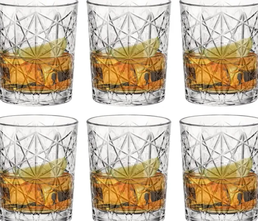 Bormioli Rocco Whiskey Glazen Lounge - 390 ml - 6 stuks