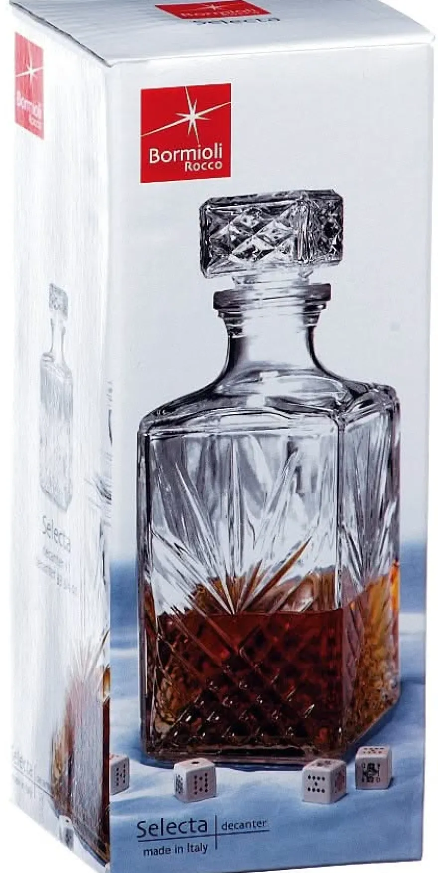 Bormioli Rocco Whiskey Karaf Selecta - 1 liter